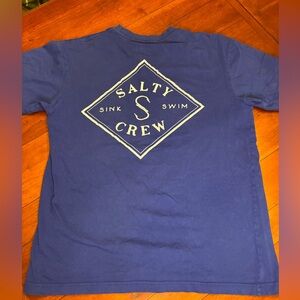 The Salty Crew Blue Graphic Tee  Medium - "Tippet" Streetwear SurfWear Coastal